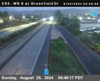 WB 8 at Greenfield Street