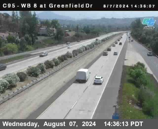 WB 8 at Greenfield Street