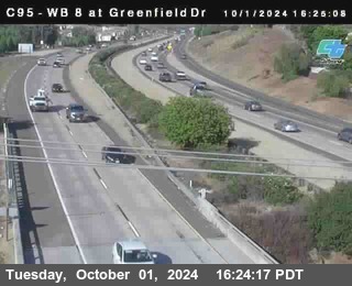 WB 8 at Greenfield Street