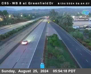 WB 8 at Greenfield Street