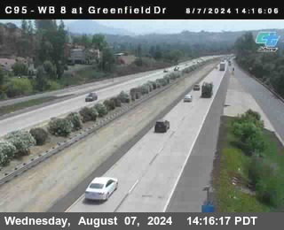 WB 8 at Greenfield Street