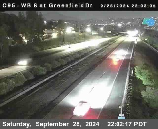 WB 8 at Greenfield Street