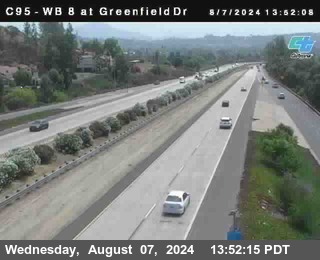 WB 8 at Greenfield Street