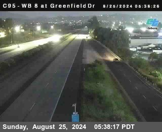 WB 8 at Greenfield Street