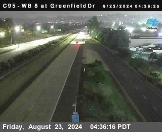 WB 8 at Greenfield Street