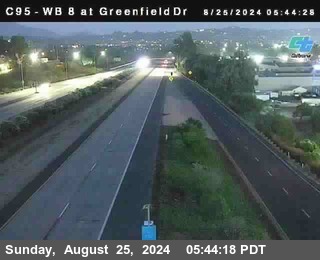 WB 8 at Greenfield Street