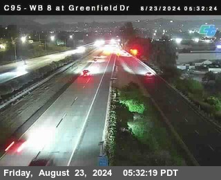 WB 8 at Greenfield Street