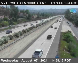 WB 8 at Greenfield Street