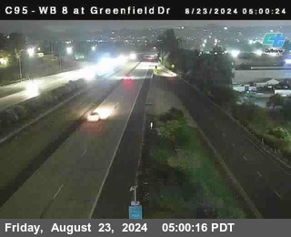 WB 8 at Greenfield Street