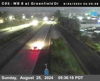 WB 8 at Greenfield Street