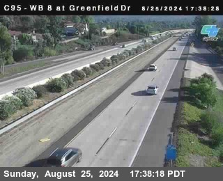 WB 8 at Greenfield Street