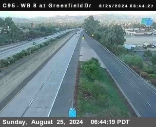 WB 8 at Greenfield Street