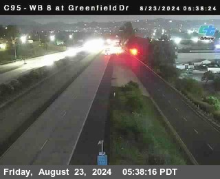 WB 8 at Greenfield Street