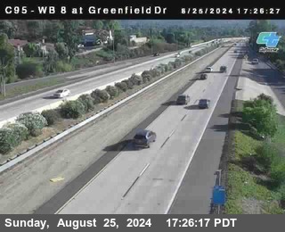 WB 8 at Greenfield Street