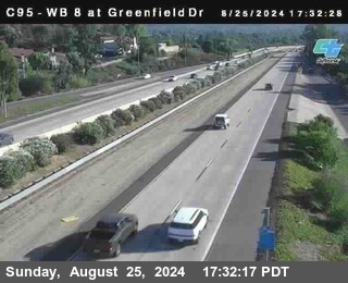 WB 8 at Greenfield Street