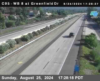 WB 8 at Greenfield Street