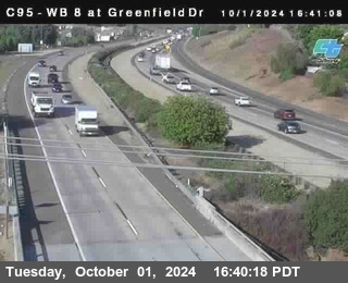 WB 8 at Greenfield Street