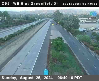 WB 8 at Greenfield Street