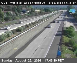 WB 8 at Greenfield Street