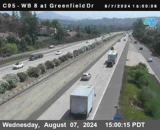 WB 8 at Greenfield Street