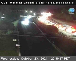 WB 8 at Greenfield Street