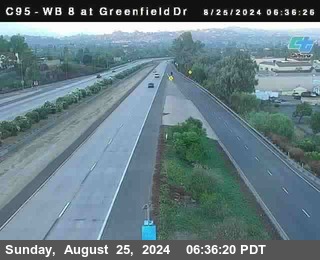 WB 8 at Greenfield Street