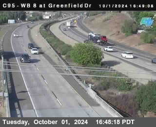 WB 8 at Greenfield Street