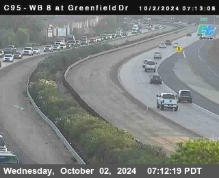 WB 8 at Greenfield Street