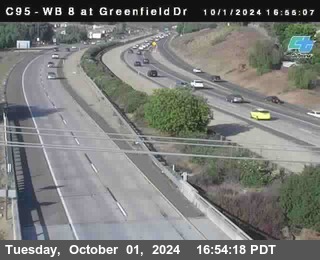 WB 8 at Greenfield Street