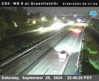 WB 8 at Greenfield Street