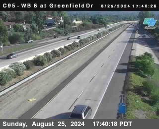 WB 8 at Greenfield Street