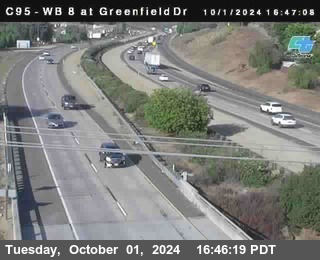 WB 8 at Greenfield Street