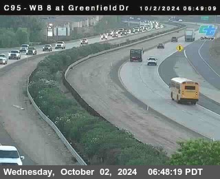 WB 8 at Greenfield Street