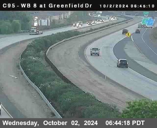 WB 8 at Greenfield Street