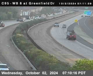 WB 8 at Greenfield Street