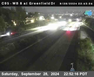 WB 8 at Greenfield Street