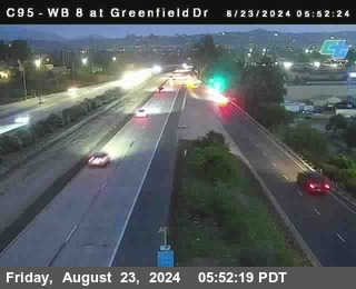 WB 8 at Greenfield Street