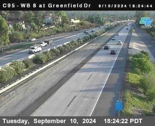 WB 8 at Greenfield Street