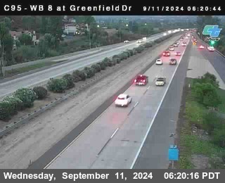 WB 8 at Greenfield Street