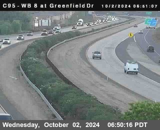 WB 8 at Greenfield Street