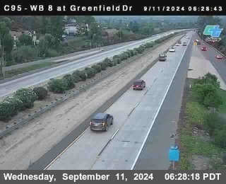 WB 8 at Greenfield Street