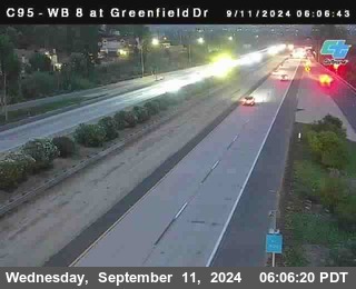 WB 8 at Greenfield Street