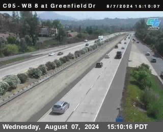 WB 8 at Greenfield Street