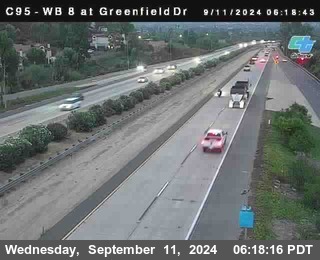 WB 8 at Greenfield Street