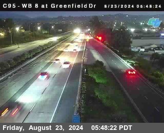 WB 8 at Greenfield Street