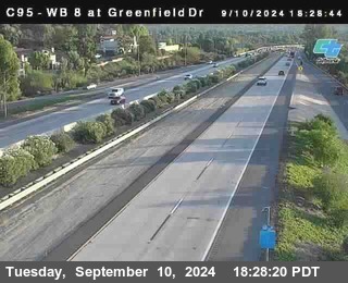 WB 8 at Greenfield Street