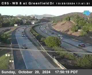 WB 8 at Greenfield Street