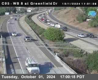 WB 8 at Greenfield Street