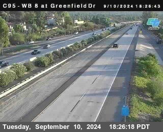 WB 8 at Greenfield Street