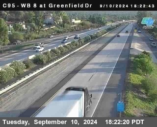 WB 8 at Greenfield Street